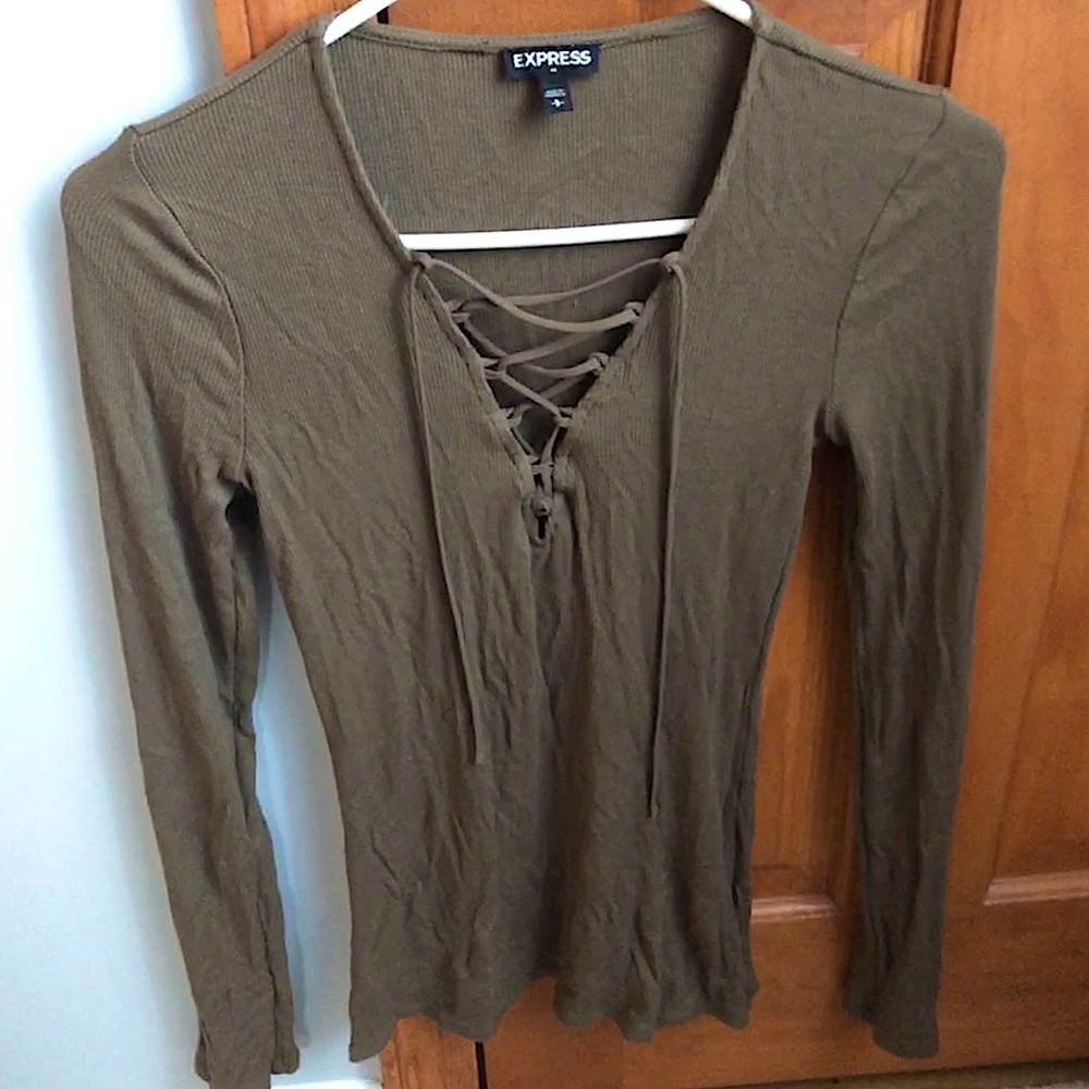 Express Top with Tie Front